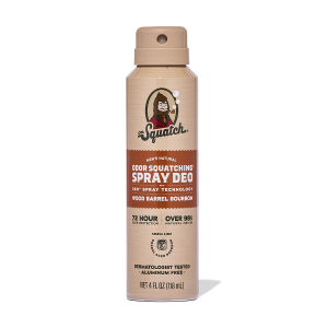 Wood Barrel Bourbon Spray Deodorant