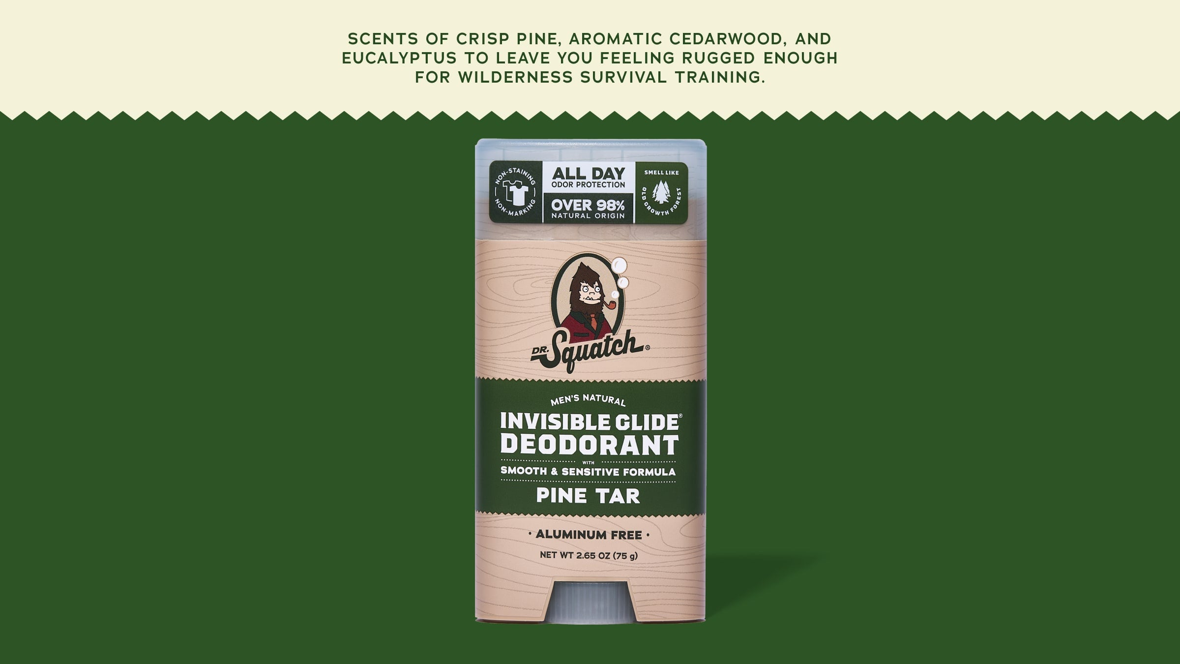Pine Tar Invisible Glide Deodorant - Image 5