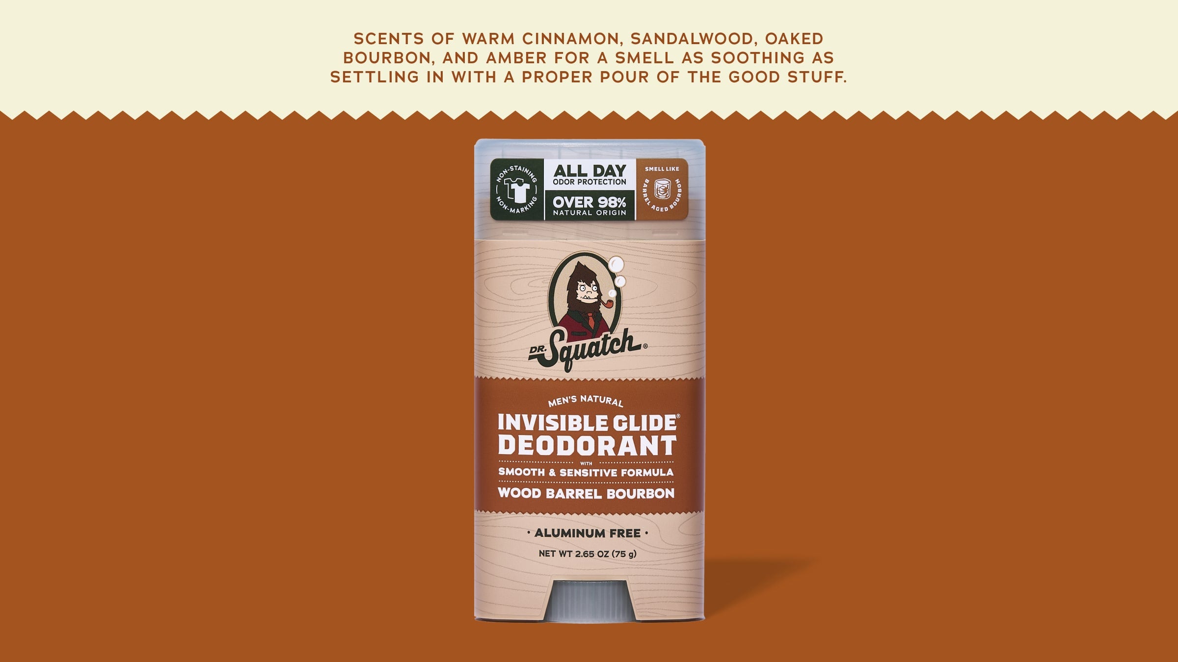 Wood Barrel Bourbon Invisible Glide Deodorant - Image 5