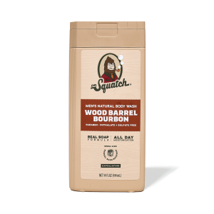 14 oz Wood Barrel Bourbon Exfoliating Body Wash